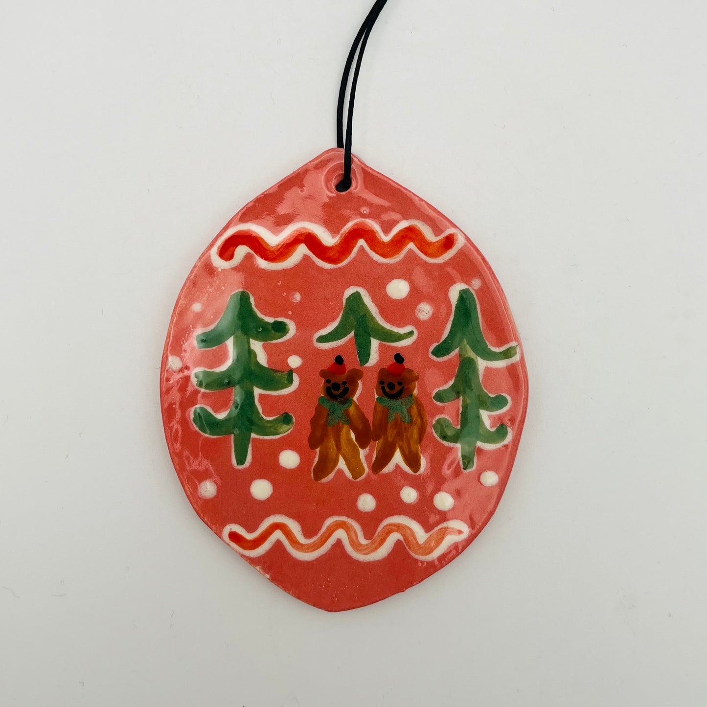 Snow bears hanging decoration