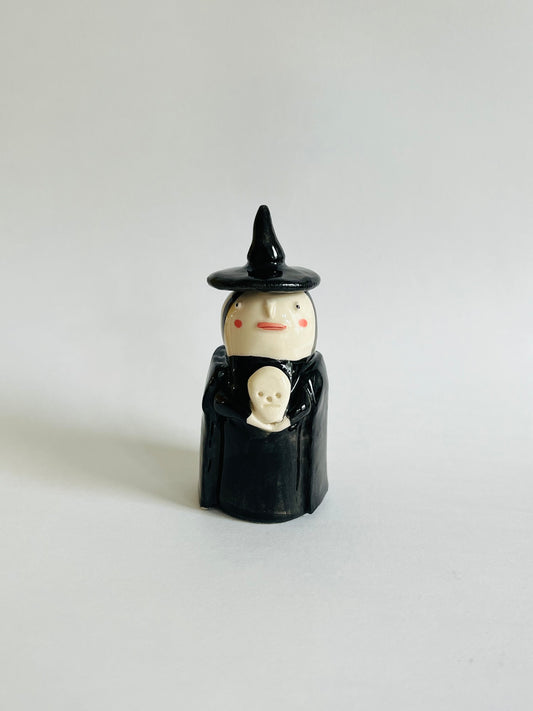 Witch and skull