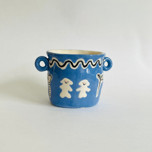 Very ancient pots - one bear, two pups