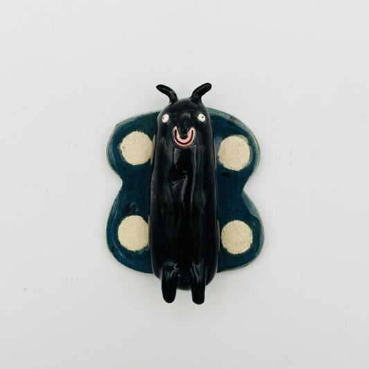 Creepy butterfly ornament