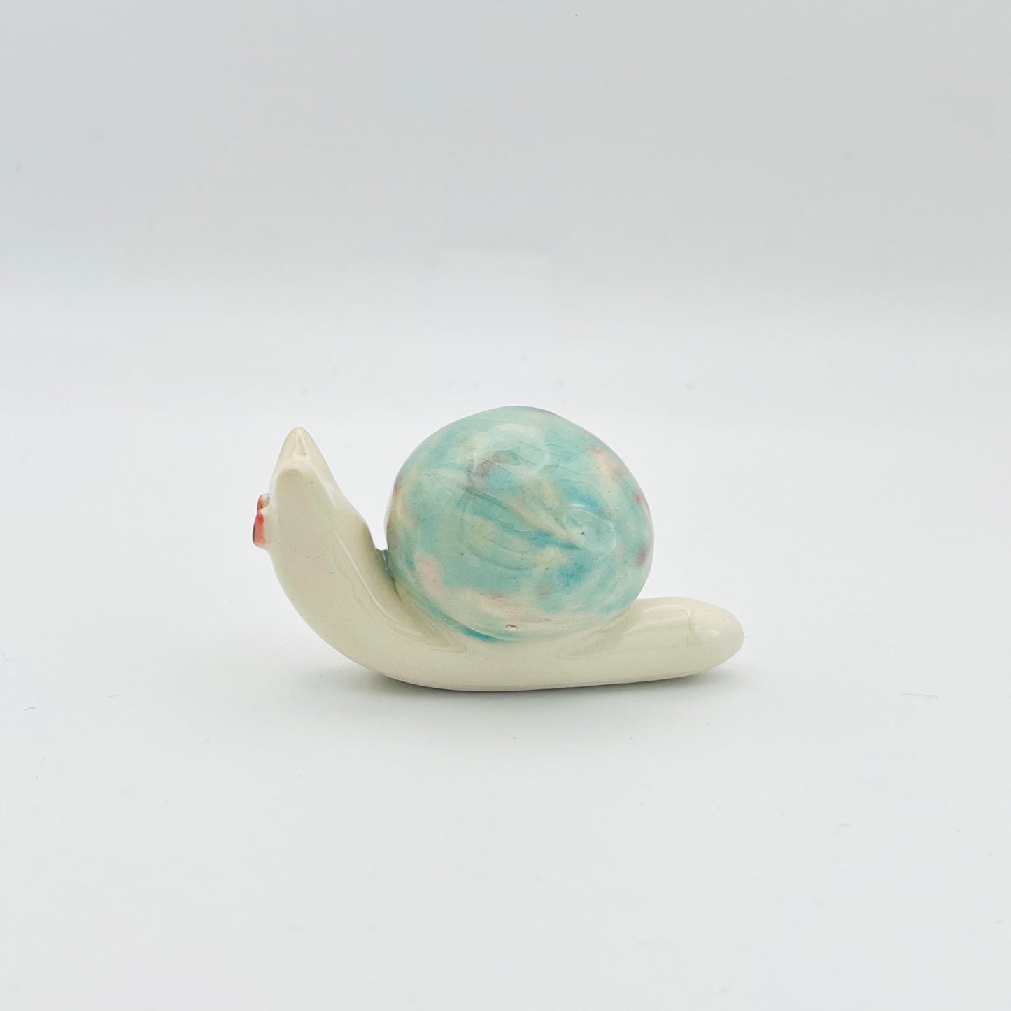 Snail ceramic ornament