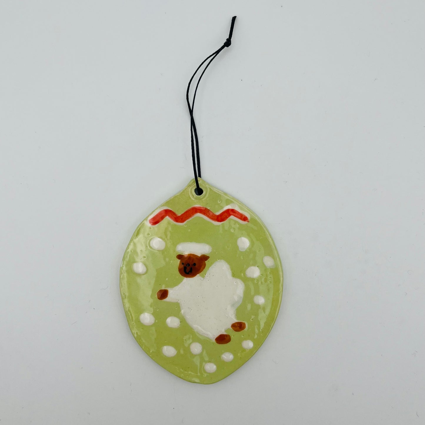 Angel bear hanging decoration