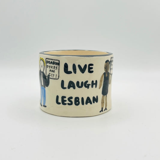 Live laugh lesbian pot