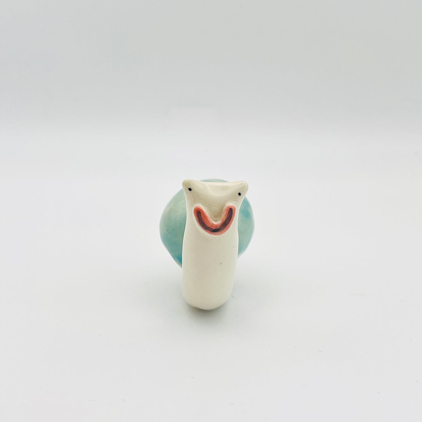 Snail ceramic ornament
