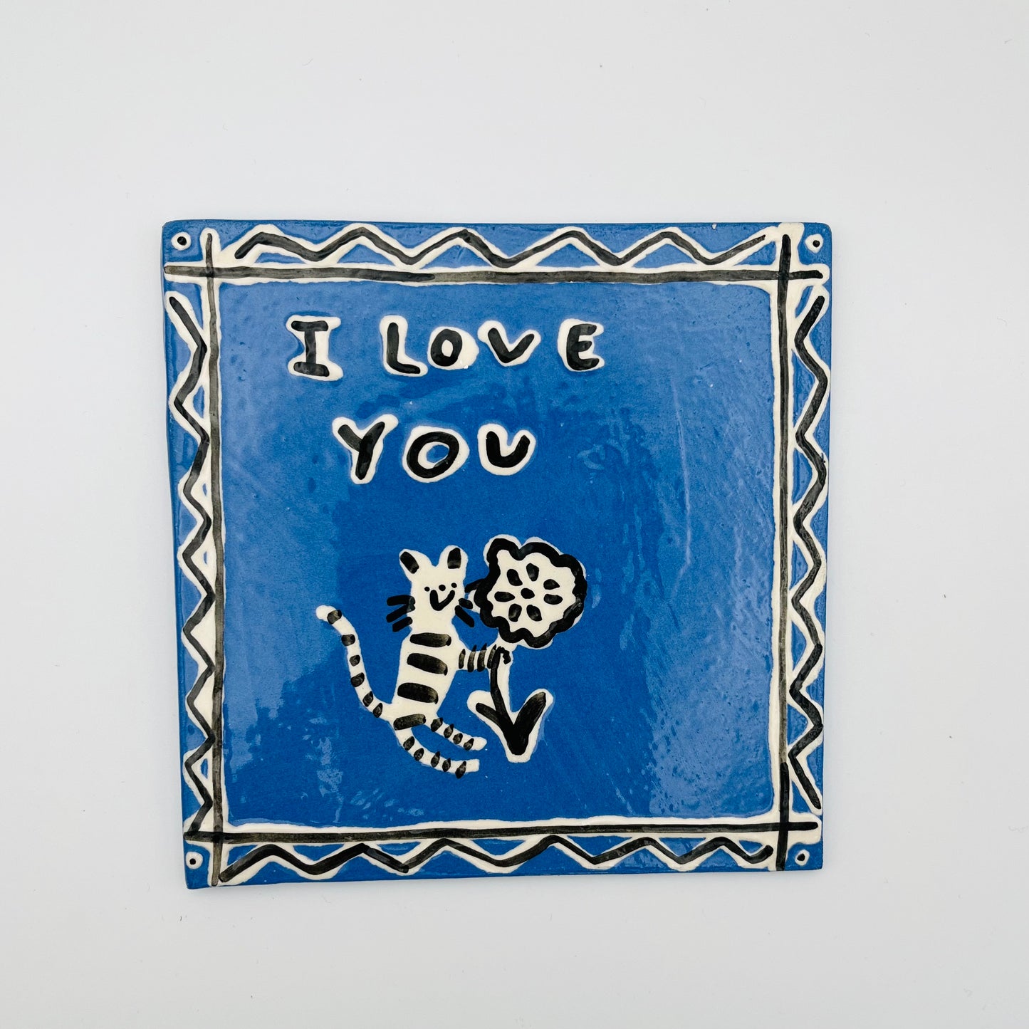 ‘I love you’ ceramic tile