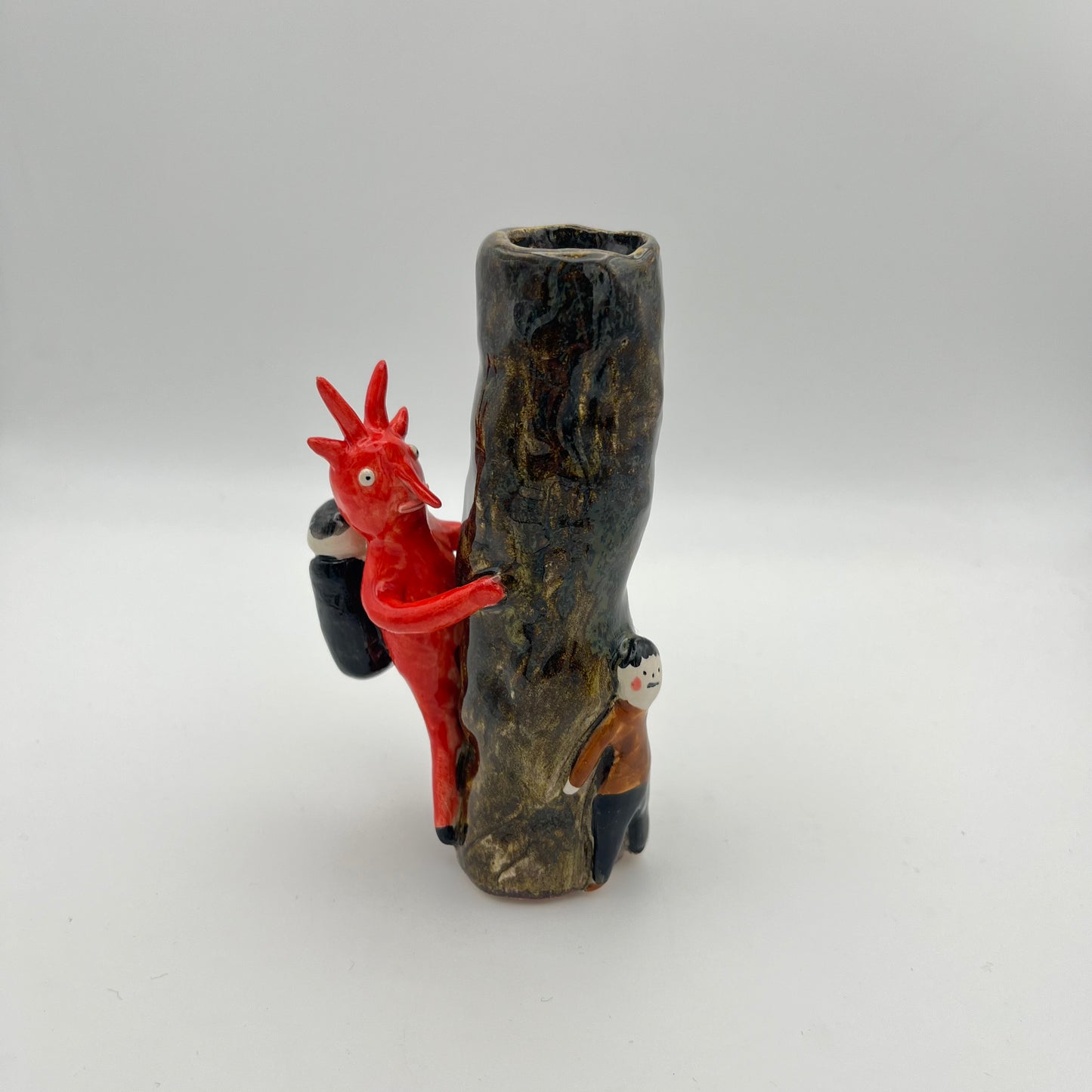 Krampus candle holder ~ 2