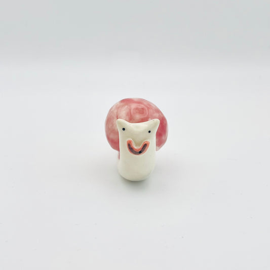 Snail ceramic ornament