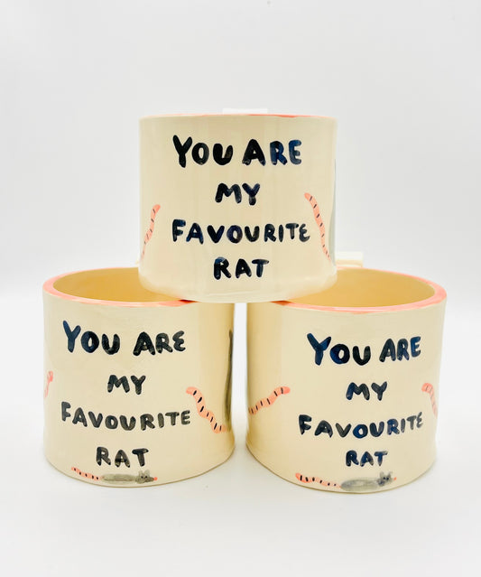 You’re My Favourite Rat mug