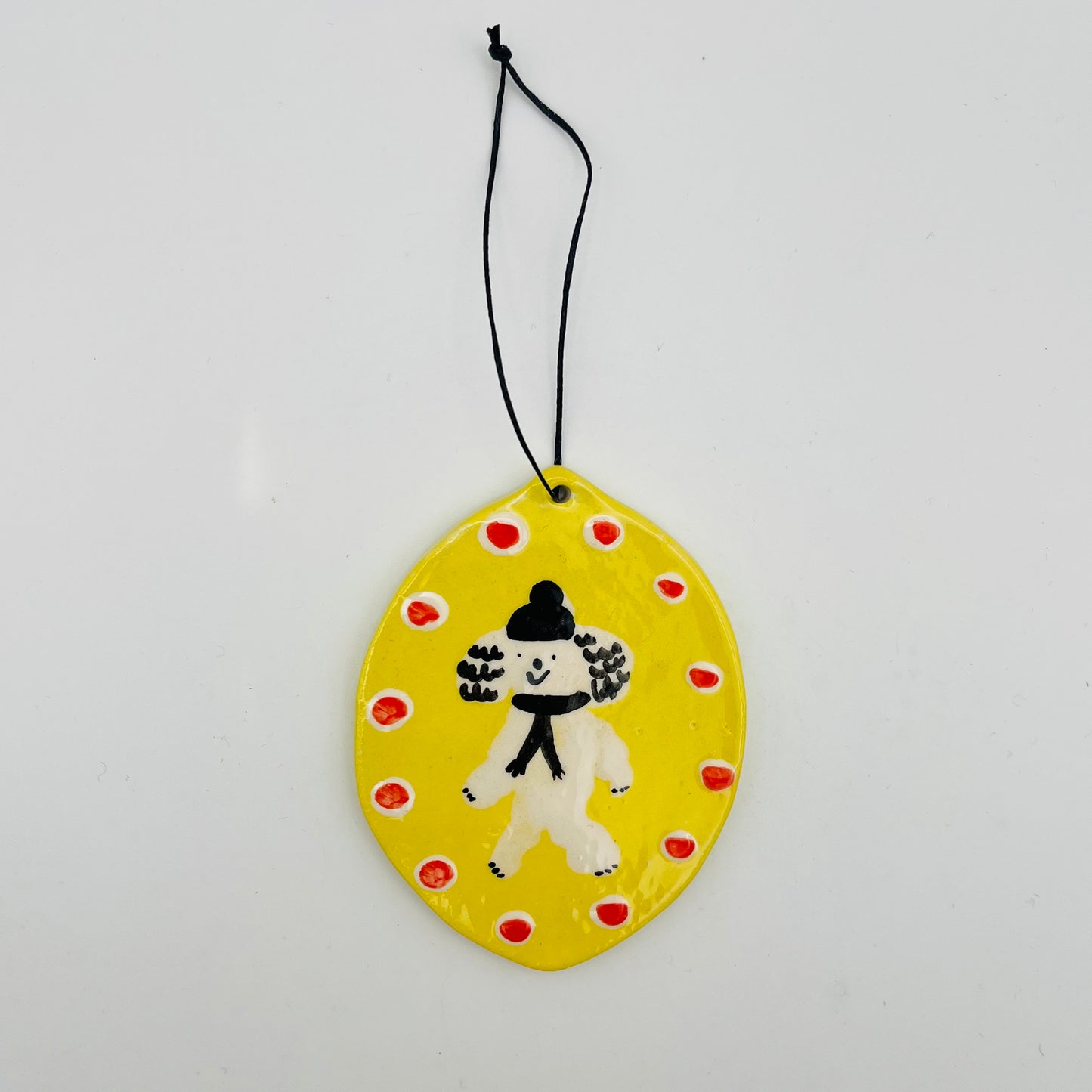 Winter puppy Christmas hanging decoration