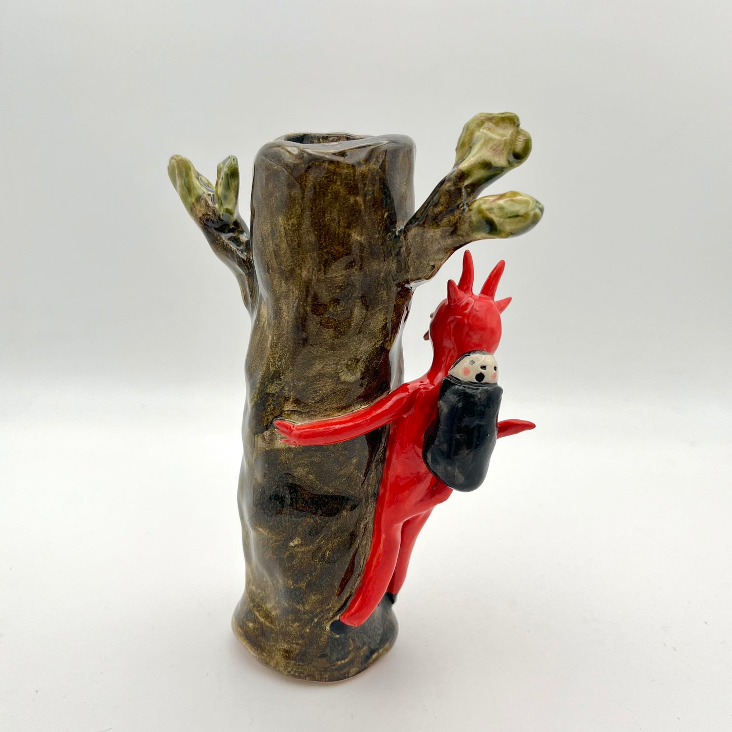 Krampus candle holder ~ 3