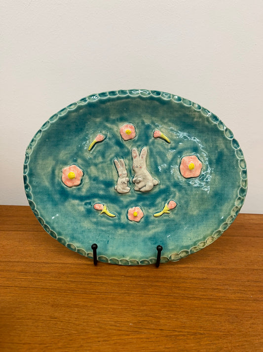 Little rabbit plate
