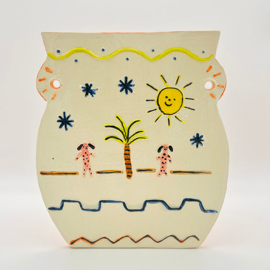 on holiday vase