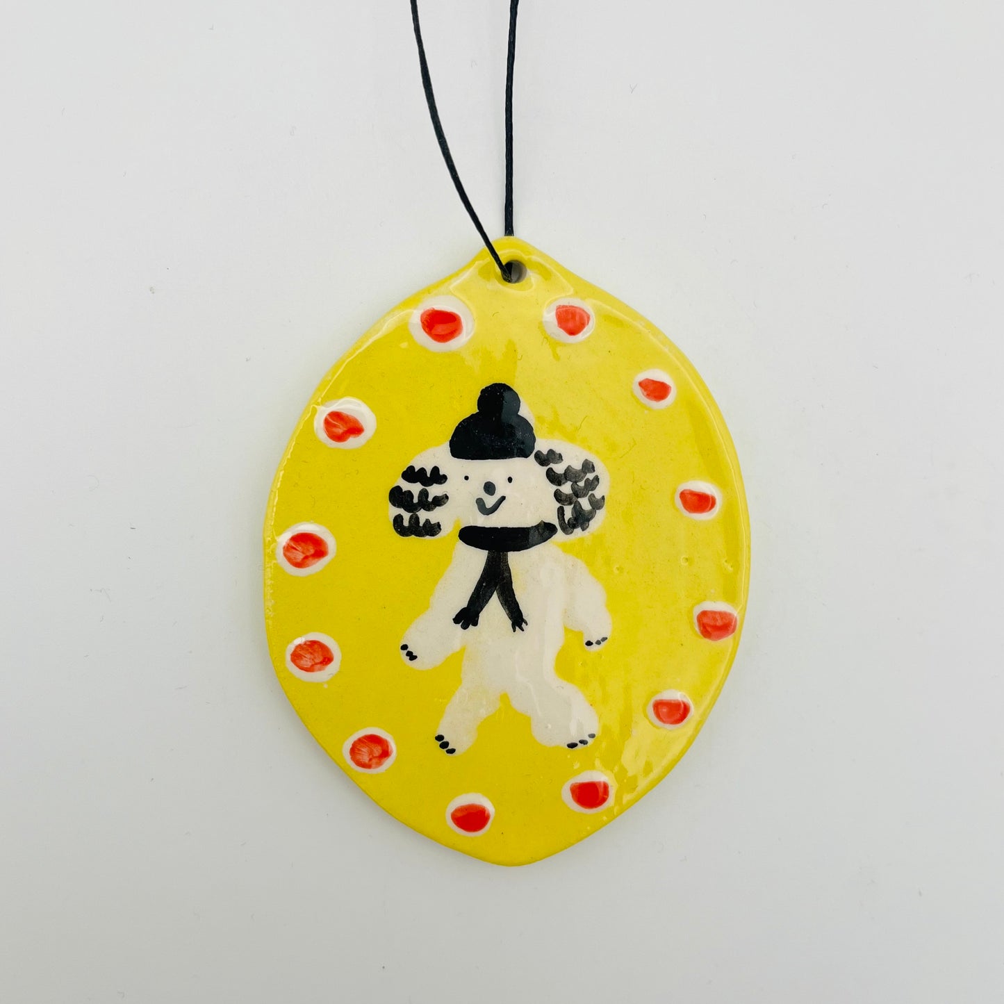 Winter puppy Christmas hanging decoration