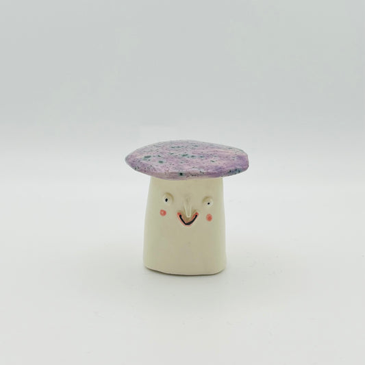 Mushroom ceramic ornament