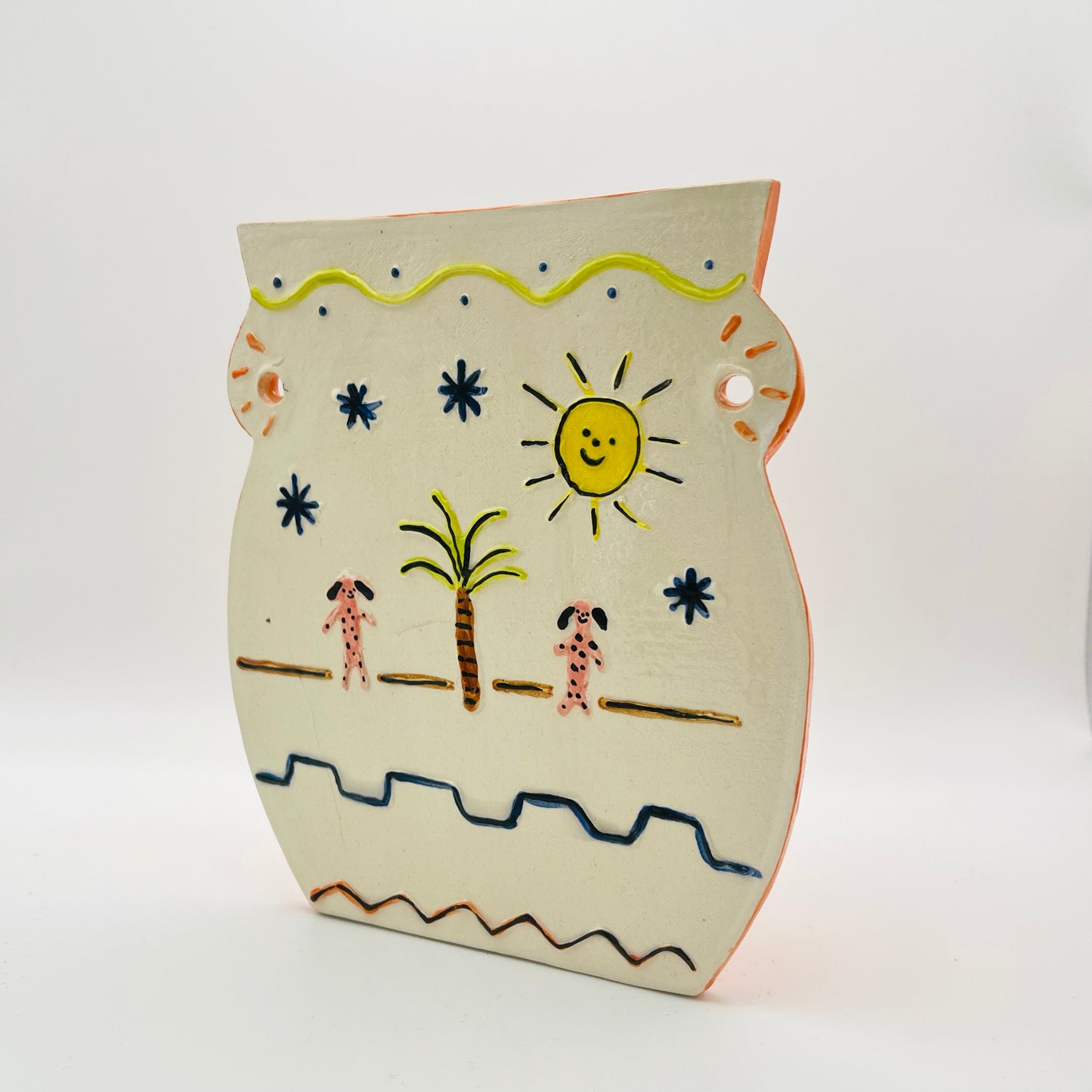 on holiday vase