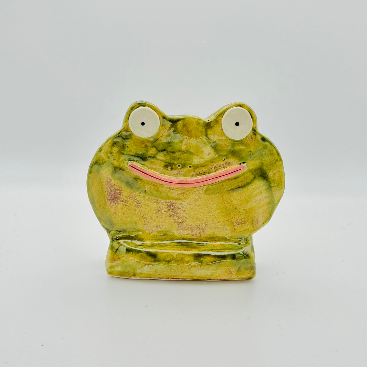 silly frog ornament