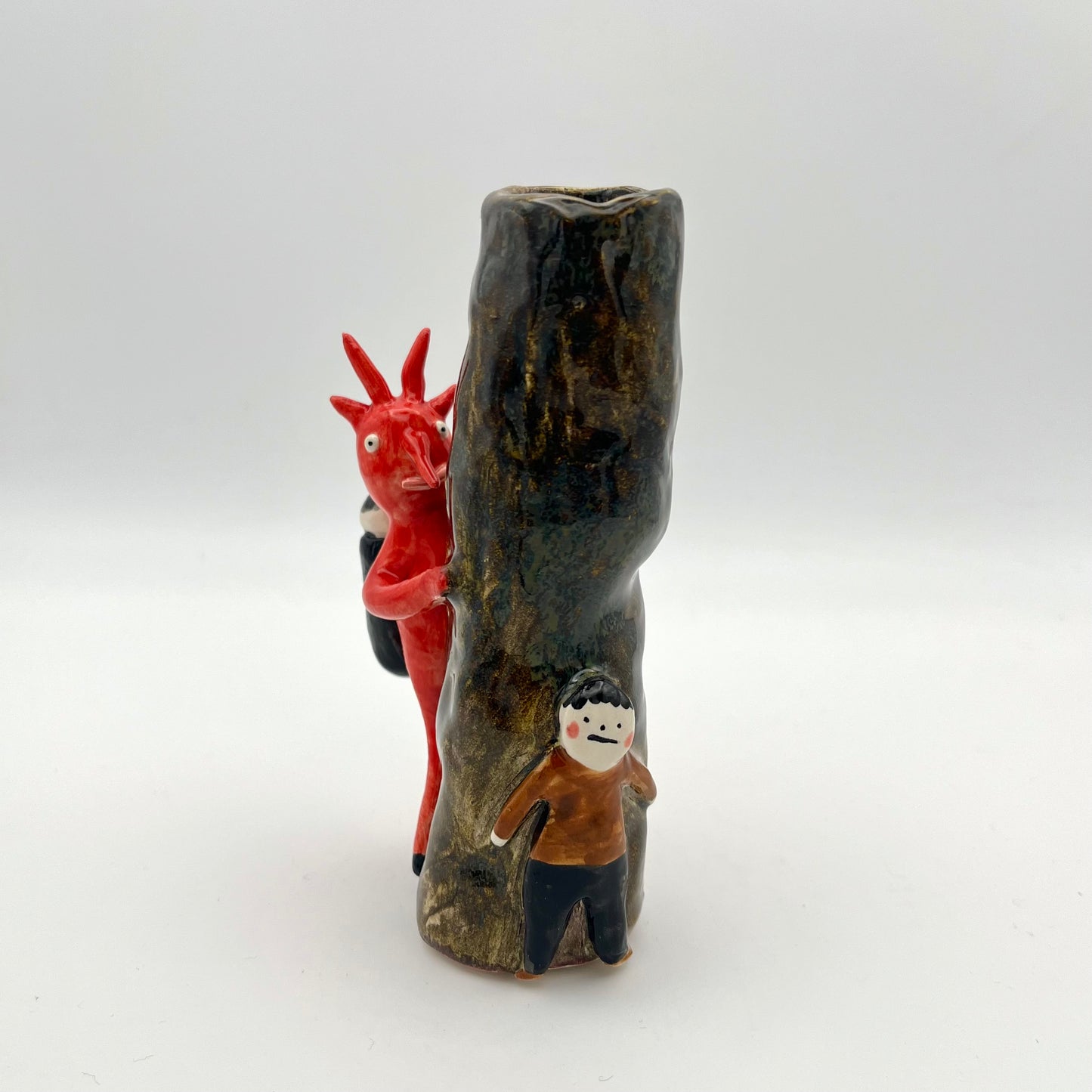 Krampus candle holder ~ 2