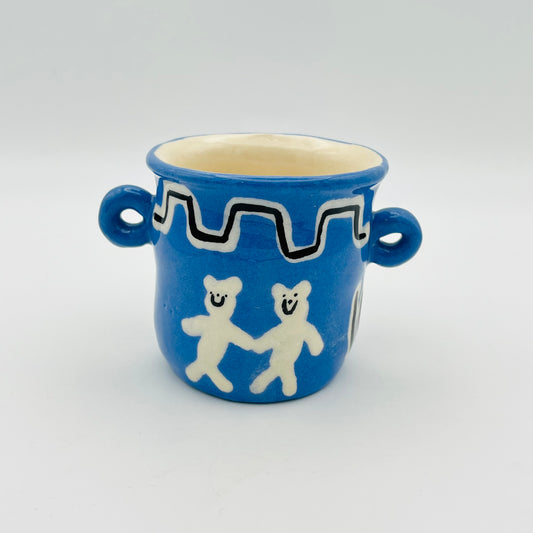 Very ancient pots - two pups