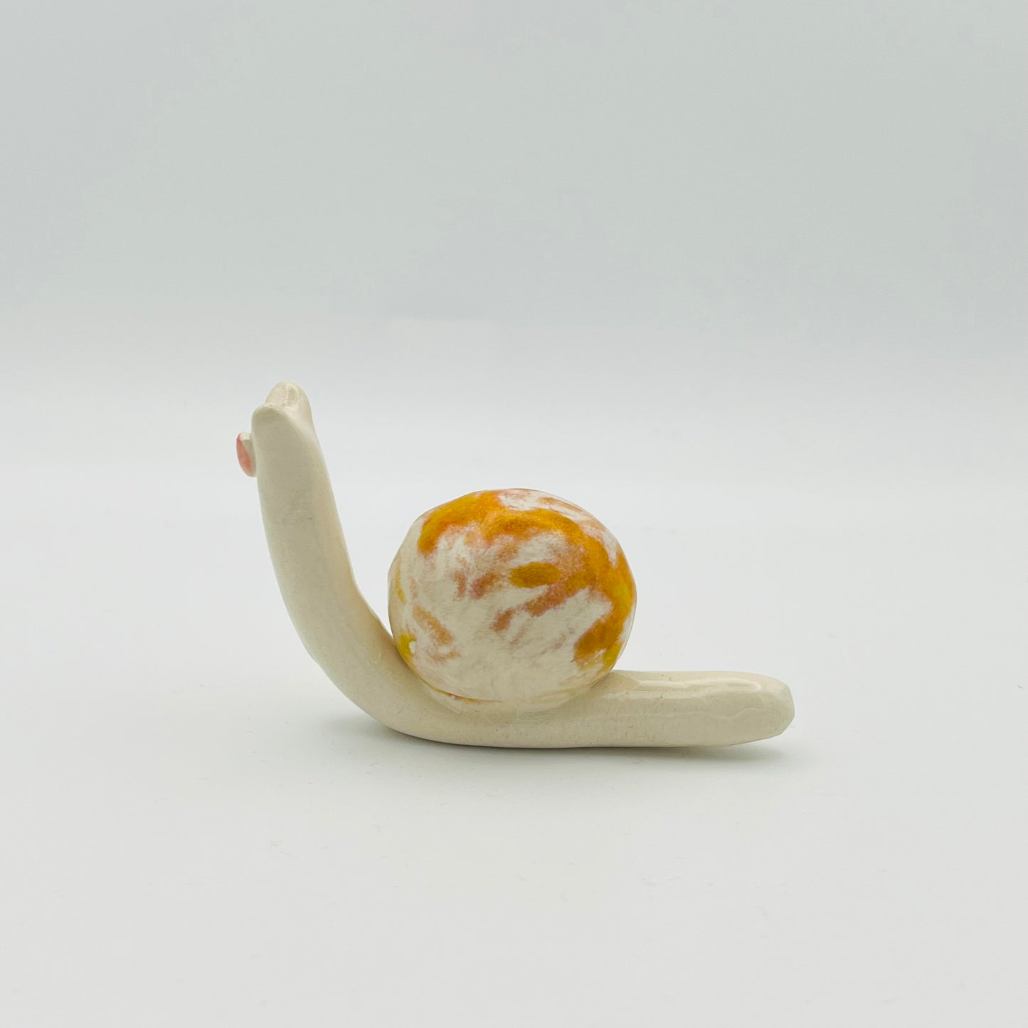 Snail ceramic ornament