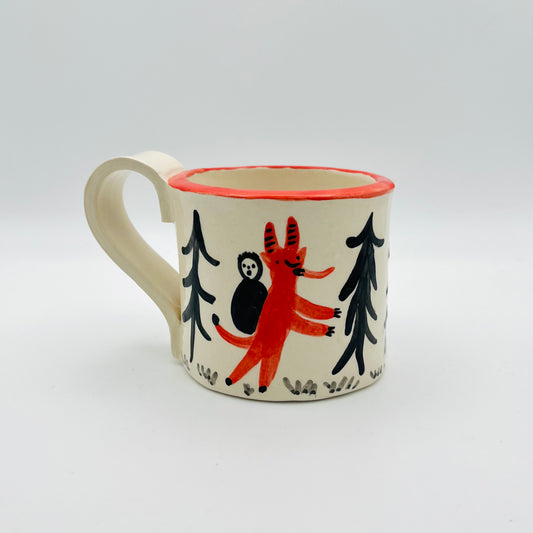 Krampus Christmas mug