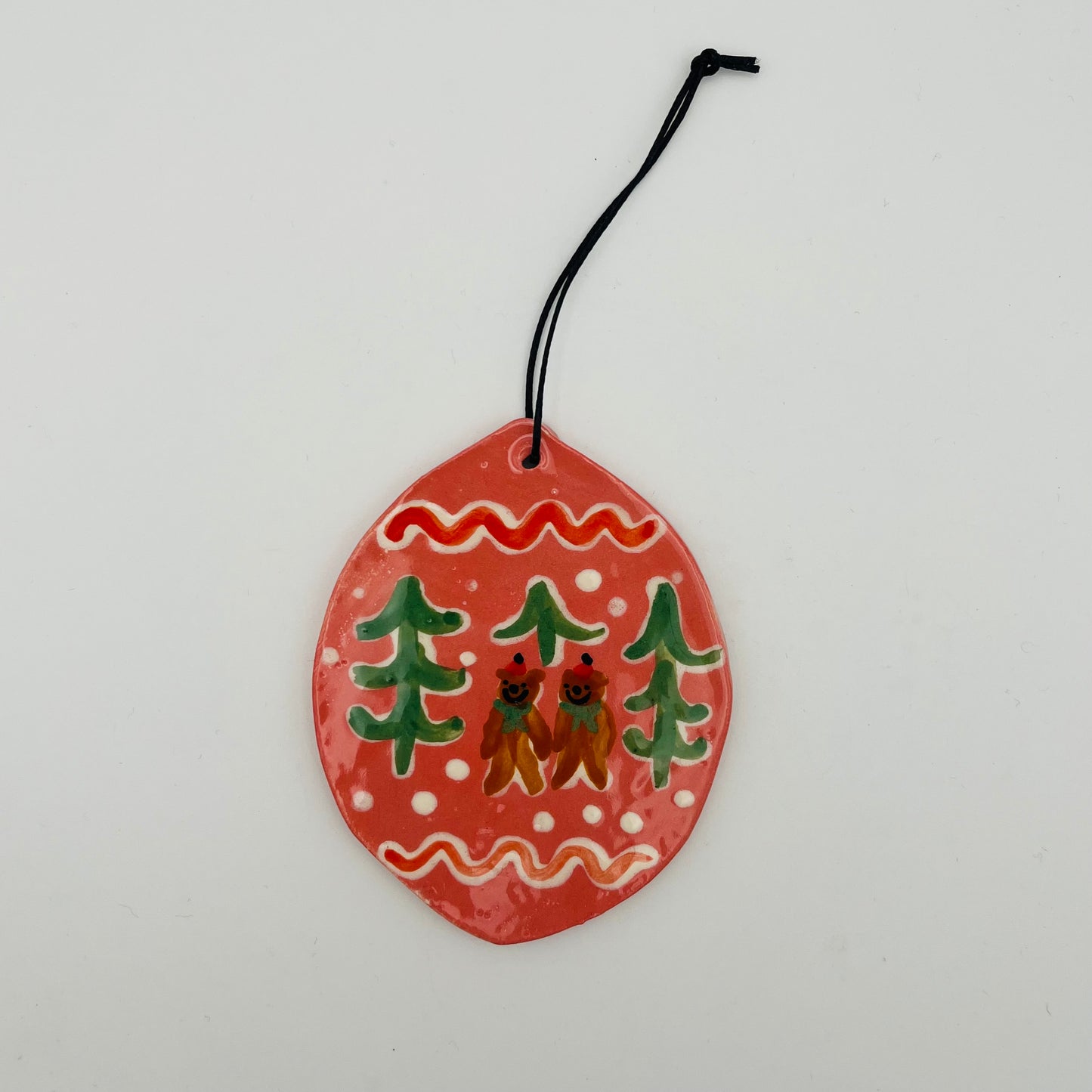 Snow bears hanging decoration