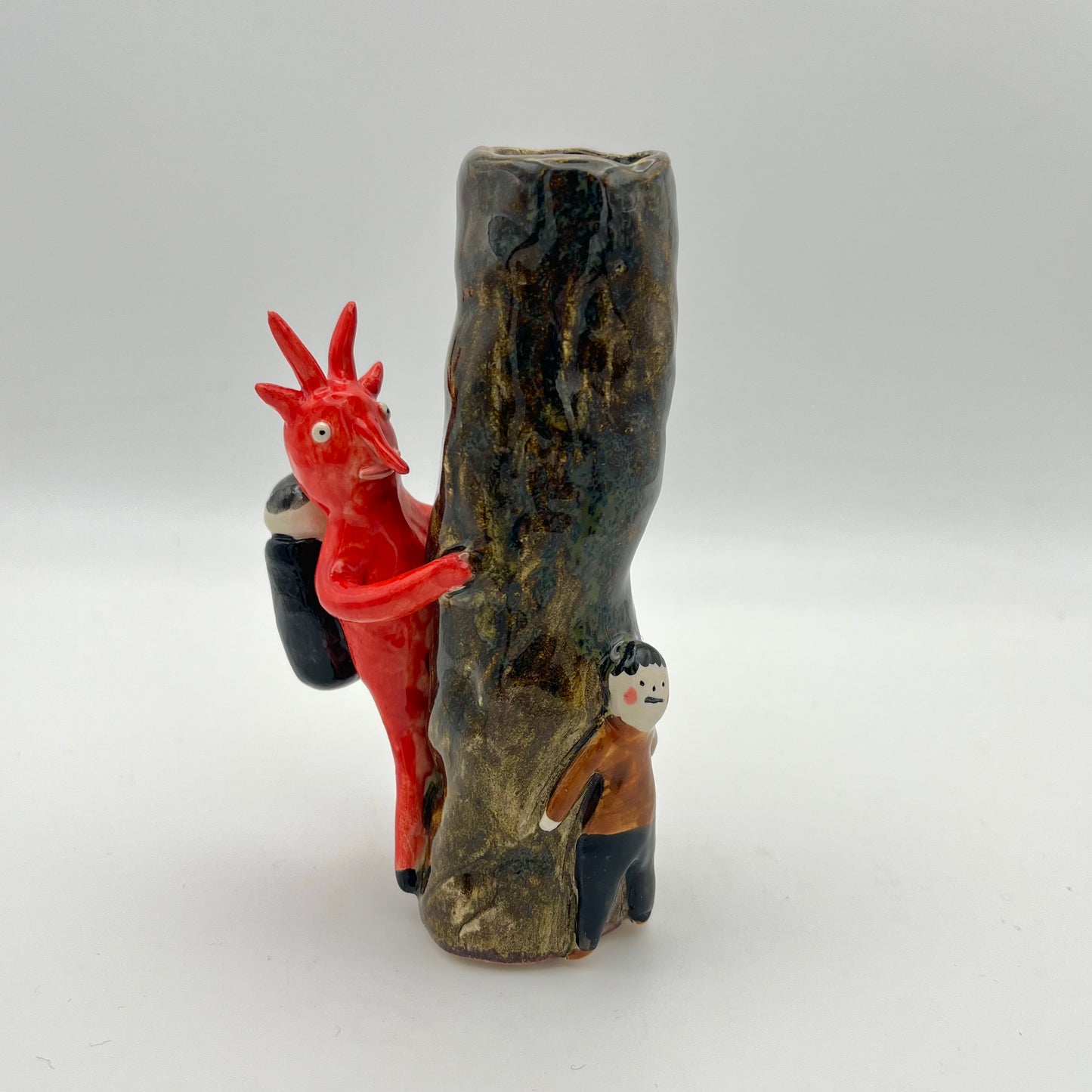 Krampus candle holder ~ 2