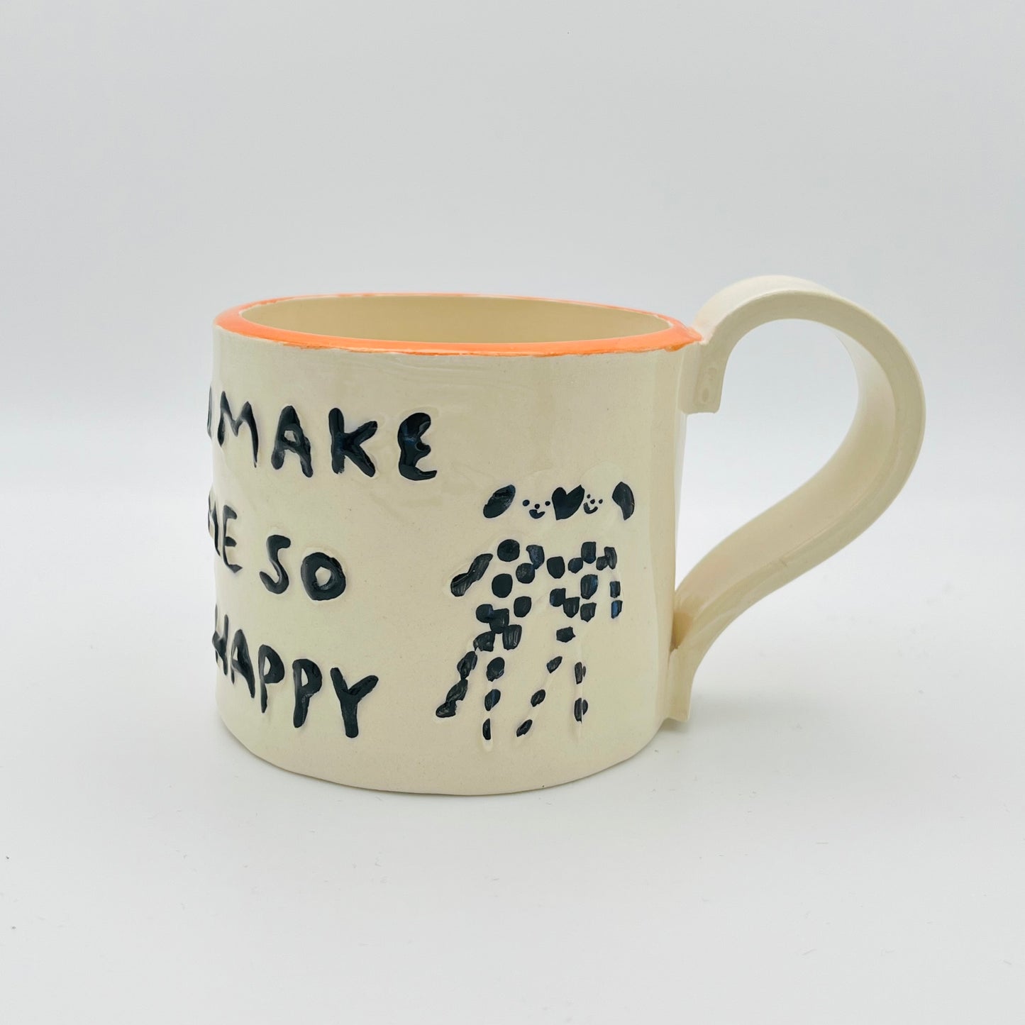 You make me so happy! ceramic mug - second