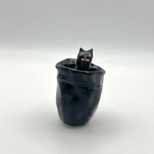 Cat in a sack ornament